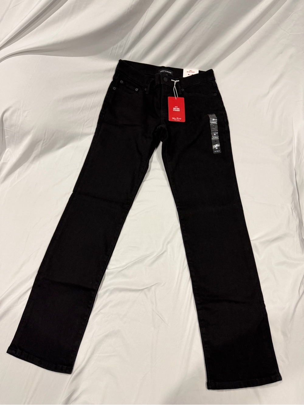 Lucky Brand Black Straight Jeans